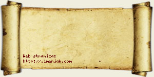 Andjelina Jelisić vizit kartica